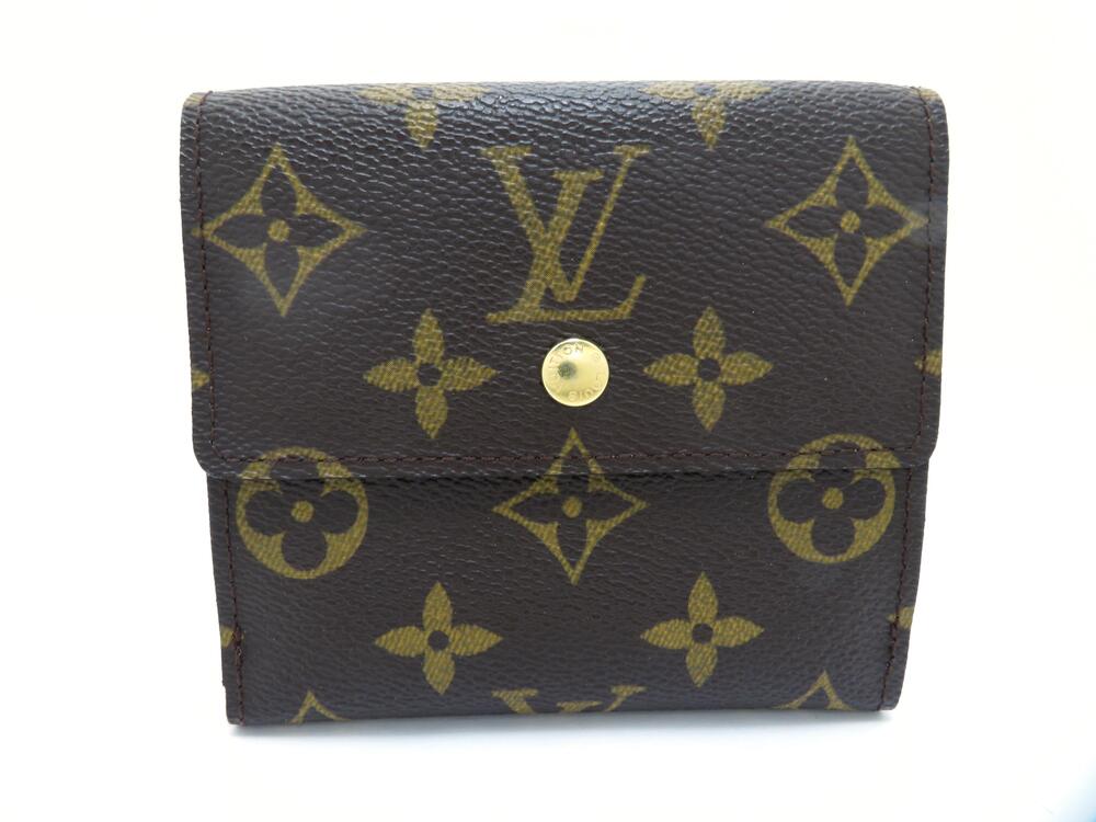 LOUIS VUITTON Portefeuille Elise Monogram Brown
